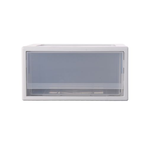 Inabox 34 x 27 x 14cm White Single Stackable Drawer - Single - Bunnings ...