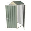 Build-a-Shed 0.8 x 0.8 x 2.1m Gable Single Hinged Door Shed with Single Hinged Side Door - Green