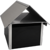 Sandleford Letterbox Post Mounted Seaford Black/Aluminium