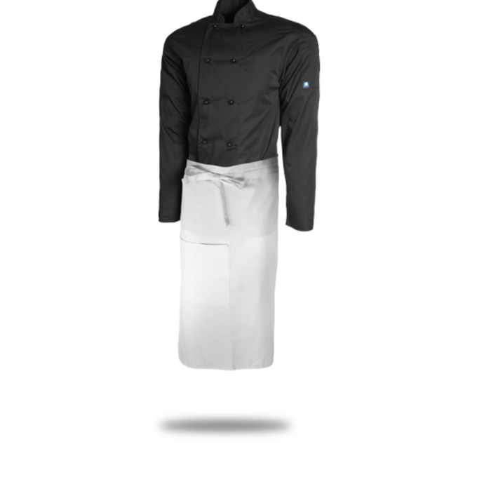 Chefs Brigade Bistro Apron White