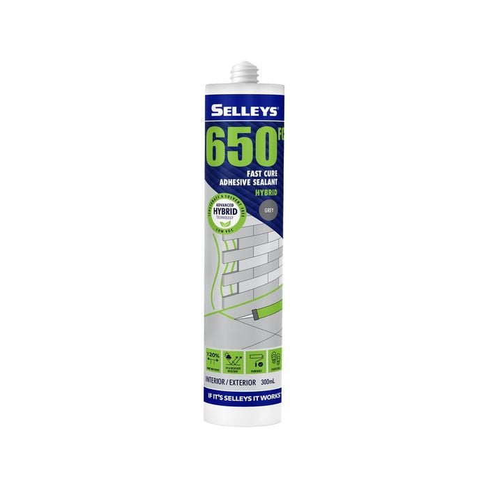 Selleys 300ml Grey 650FC Adhesive Sealant - Grey