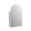 Mondella 600mm White Matte Arch Mirrored Bathroom Cabinet