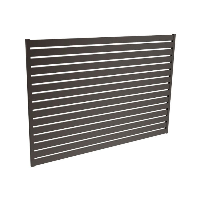 ProtectorAl Up to 1800W x Up to 1200H Satin Black Aluminium Slat Screen Kit