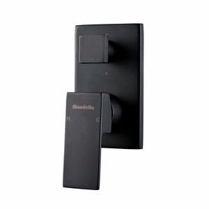 Mondella Black Matte Rococo Diverter Shower Mixer