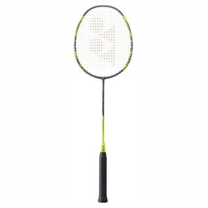 YONEX Arcsaber 7 Play Strung Graphite Badminton Racquet with Full Cover (Grey/Yellow)