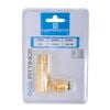 Campmaster Right Angle Gas Adaptor POL(M) to 3/8"LH(M)