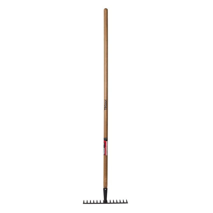 Trojan 14T Soil Rake Timber Handle 