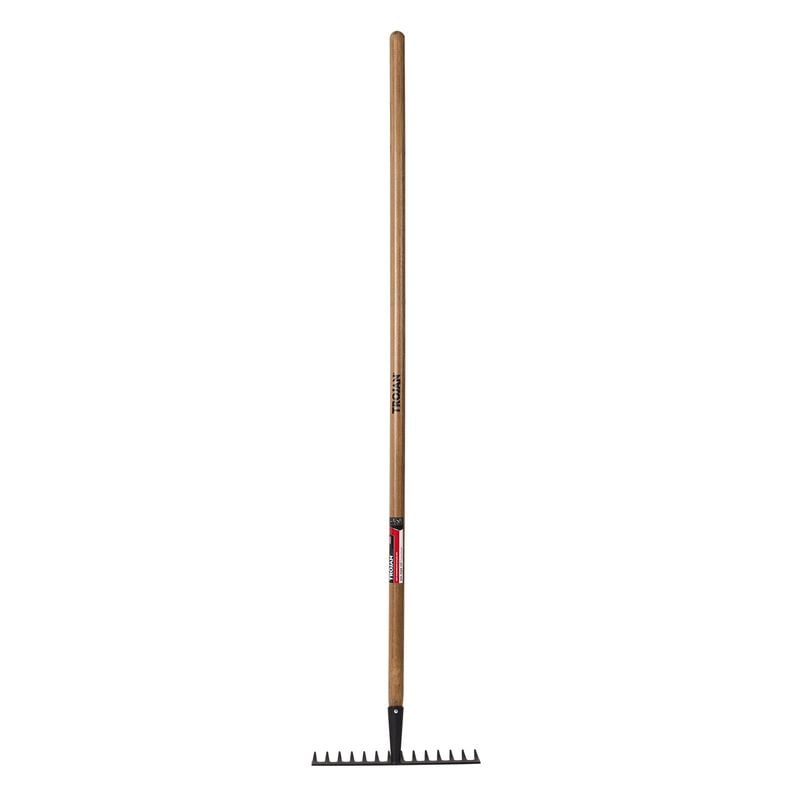 14T Soil Rake Timber Handle 