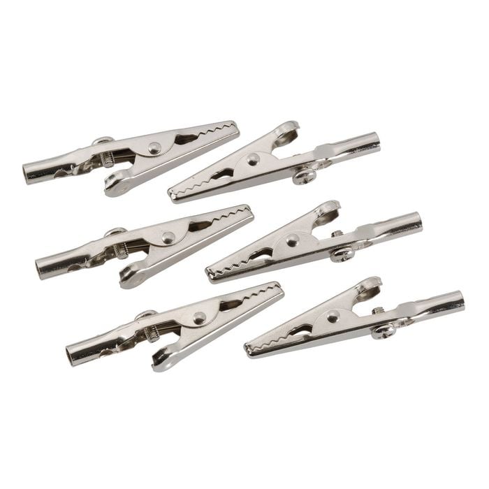 Projecta Alligator Test Clips - 6 Pack