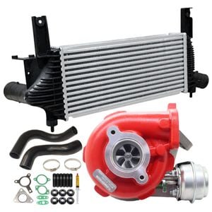 Gen1 High Flow Turbo Charger With 62mm Intercooler & Hoses For Nissan Pathfinder R51 Yd25 2.5l 3-bolt