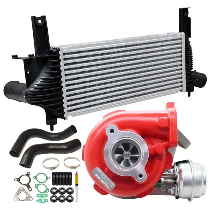 Gen1 High Flow Turbo Charger With 62mm Intercooler & Hoses For Nissan Pathfinder R51 Yd25 2.5l 3-bolt