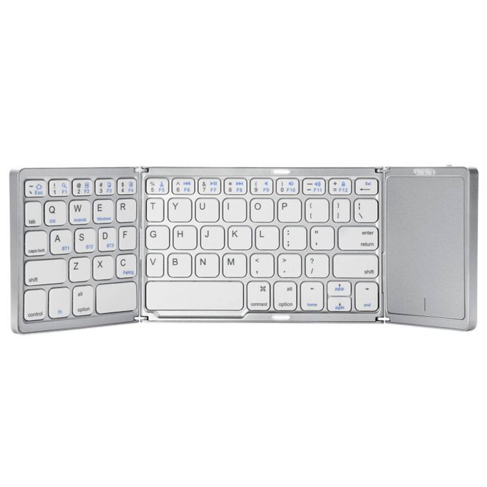 Folding Bluetooth Wireless Keyboard with Touchpad