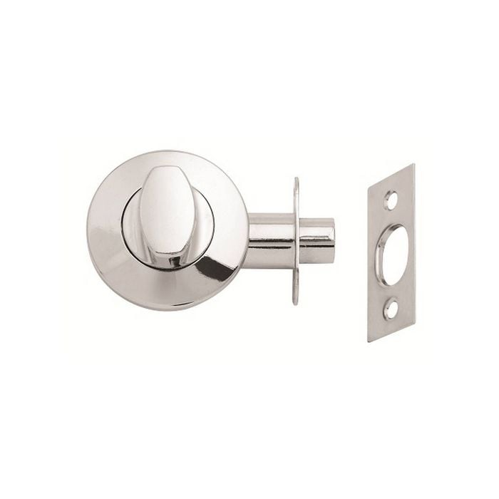 Lockwood Satin Chrome Plate Mortice Toilet Bolt 811