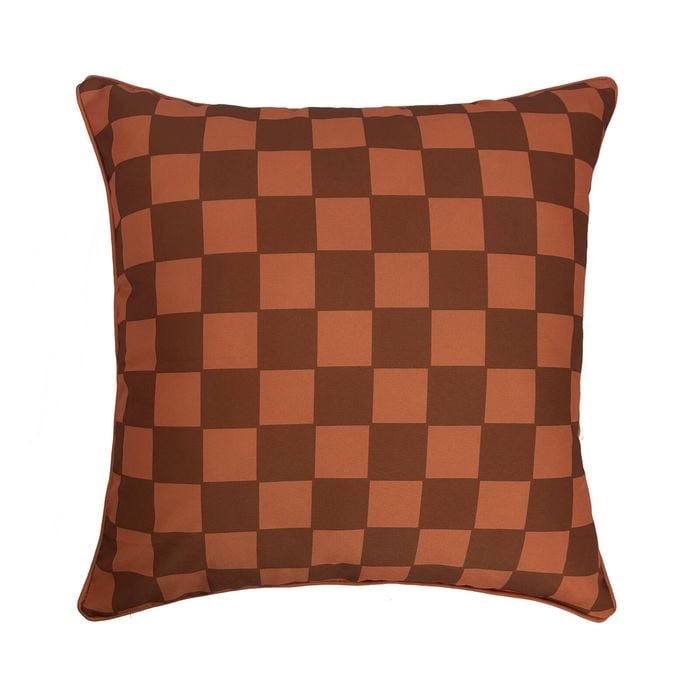 Marquee 45cm Dusted Grey Check Cushion