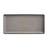 Olympia Mineral Rectangular Plates Porcelain Grey Stone Effect Pack Of 4 335x160mm