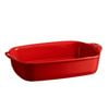 Emile Henry 35cm Ceramic Oven Dish Medium Rectangle Burgundy