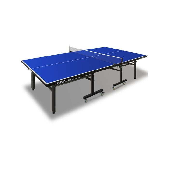 Proflex Table Tennis Table, With 4 Player Ping Pong Paddle And Pingpong Ball Pack