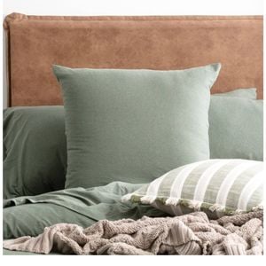 Renee Taylor Comfort T’s Organic Cotton Jersey European Pillowcase Olive
