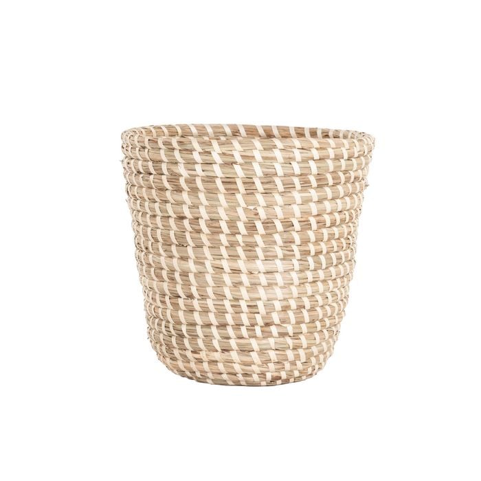Astin Sinclair 250 x 250mm Tapered Seagrass Med Natural Basket Planter