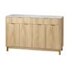 Artiss Buffet Sideboard Cabinet Marble Effect Pine