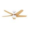 Geo 52" Led Ceiling Fan With Remote Control - Interchangable Three Or Five Blades