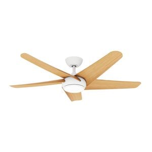 Geo 52" Led Ceiling Fan With Remote Control - Interchangable Three Or Five Blades