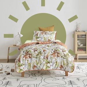 Jack & Ava Comforter Set Furry Buddies Double Bed