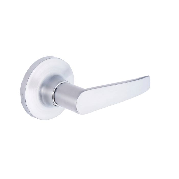 Schlage Satin Chrome Regent Series Jupiter Dummy Lever