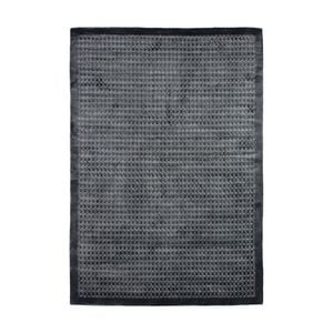 Colorscope luxe spotted contemporary indoor rug pure viscose charcoal 250x300cm