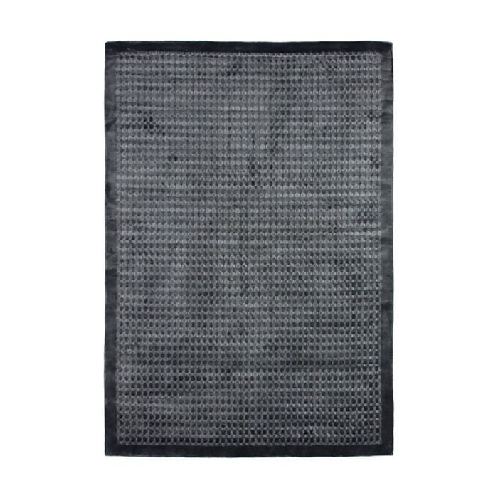 Colorscope luxe spotted contemporary indoor rug pure viscose charcoal 250x300cm