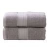 2pc Renee Taylor Bath Sheet/Towel Set Brentwood 650 GSM Low Twist Cotton Whisper