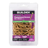 Buildex 8G x 50mm Gold Passivated Plasterboard Screws - 100 Pack