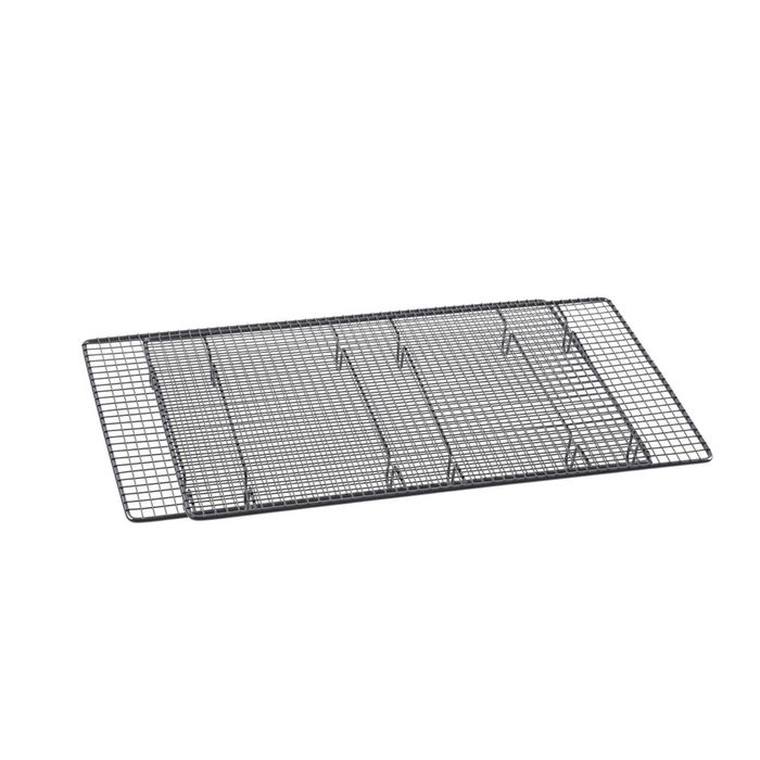 2x Bakers Secret Baking Oven Cooling Tray Non Stick Wire Grid 46x26cm