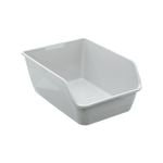 Paws and Claws 61 x 45 x 25cm Grey Deep Cat Litter Tray