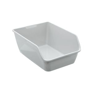 Paws and Claws 61 x 45 x 25cm Grey Deep Cat Litter Tray