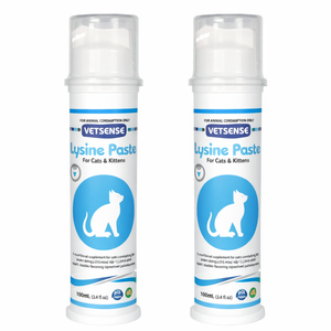 Vetsense Lysine Paste for Cats 100 ml - Value Bundle (2 Pack)