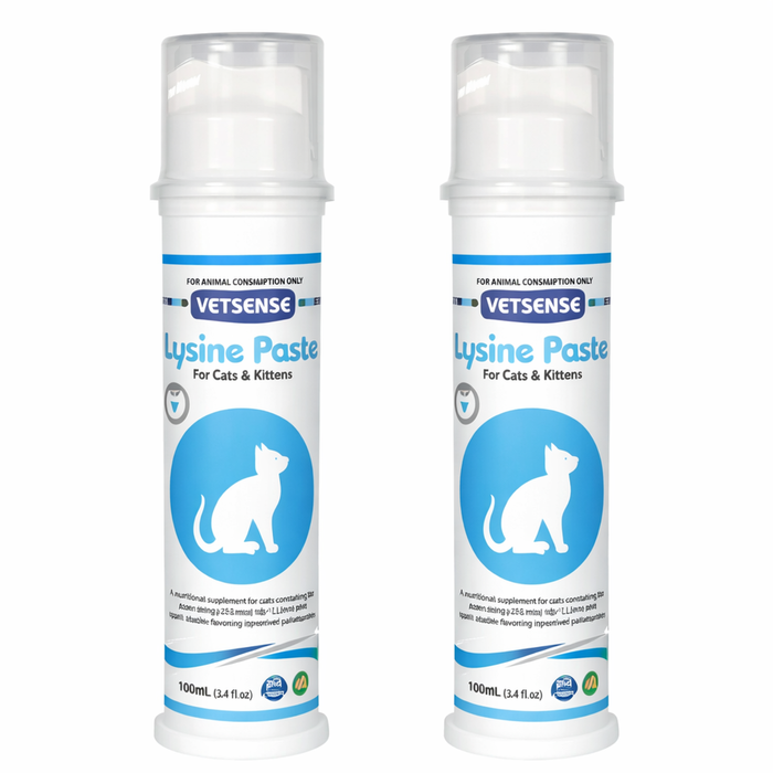 Vetsense Lysine Paste for Cats 100 ml - Value Bundle (2 Pack)