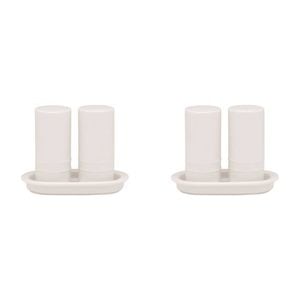 2PK Ecology Signature Porcelain Kitchen Salt & Pepper Set