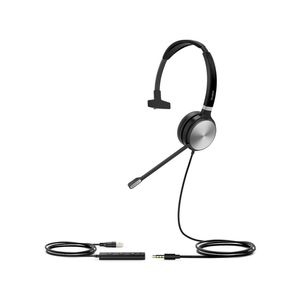 Yealink UH36 Teams Certified Noise Cancelling Mono Headset - Black