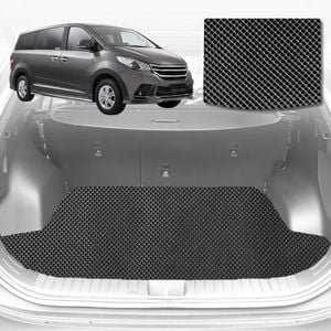 6D Diamond Car Boot Mat for LDV G10 Van 2015-Current-Cargo Mat-Black-Outback GT