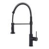 Mondella Resonance 35mm Matte Black Dual Function Coil Pull Down Sink Mixer WELS 4 Star 7.5L/min