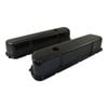 Black Steel Tall Valve Rocker Covers Pair suits Holden 253 308 (No Logo)