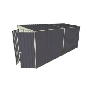 Build-a-Shed 1.5 x 4.5 x 2m Skillion Shed without Side Doors - Grey