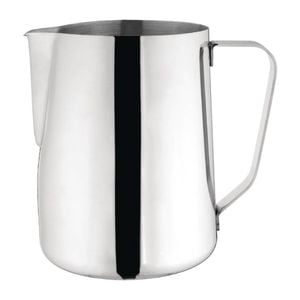 Olympia Milk Jug Stainless Steel Mirror Finish 2l 178x115mm Commercial Coffee Beverage Service Pitcher
