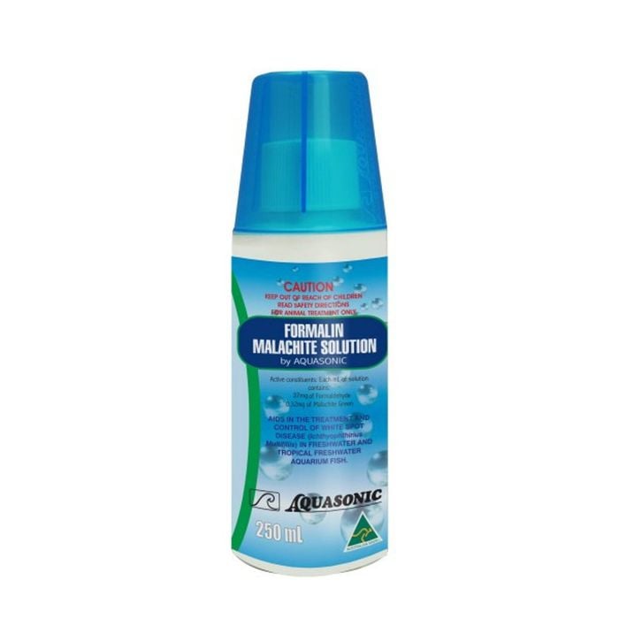 Aquasonic Formalin/Malachite Solution 250mL (PL124)