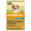 Advocate For Medium Dogs (4-10kg) Blue - 6 Pack