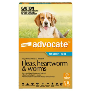 Advocate For Medium Dogs (4-10kg) Blue - 6 Pack