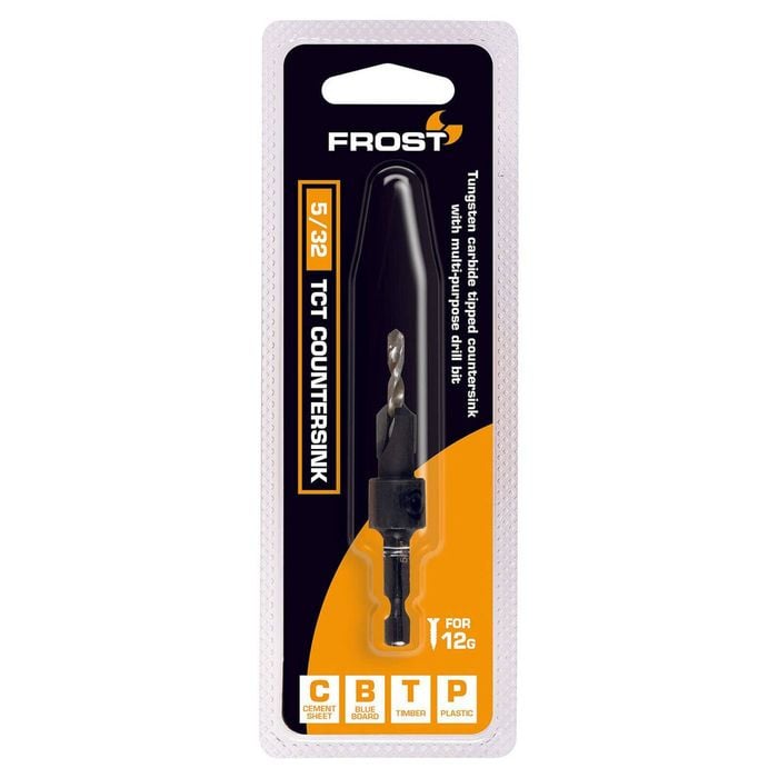 Frost 12G 5/32" Drill Countersinks TCT Quickbit