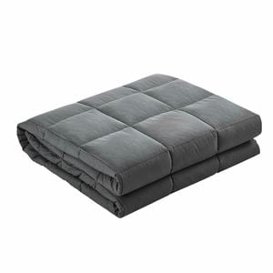 Giselle Bedding 9KG Adult Charcoal Microfibre Heavy Gravity Weighted Blanket