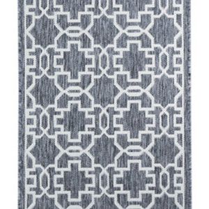 Long Island 208 Gu6e 80x300 Grey Cream Runner